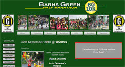 Desktop Screenshot of barnsgreen-half.org.uk